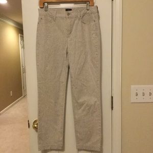 Nydj animal print jeans size 6